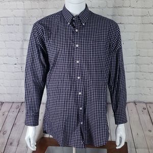 Nautica Size 16 Classic Fit Long Sleeve Button-down Shirt